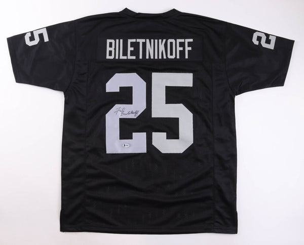 Fred Biletnikoff Signed Oakland Raiders Jersey (Beckett COA) #1 W.R. 1965-1978