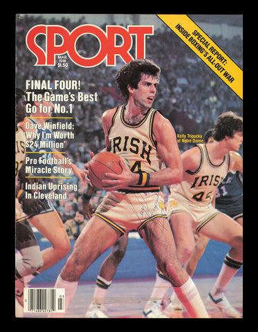 Kelly Tripucka Autographed Signed Sport Magazine Cover Notre Dame SKU #238007