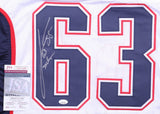 Joe Andruzzi Signed Patriots Jersey Inscribed "3x Champs" (JSA COA) O-Line