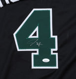 Jrue Holiday Boston Celtics Signed Black Jersey / 2021 NBA Champion/ Guard (JSA)