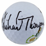 Michael Thompson Auth Signed Bridgestone WM Open Logo Golf Ball JSA #AX48106