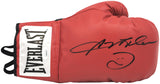 SUGAR RAY LEONARD AUTOGRAPHED RED EVERLAST BOXING GLOVE RIGHT RH JSA 237641