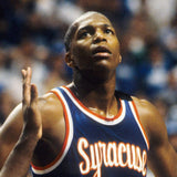 Derrick Coleman Signed Syracuse Black Jersey (JSA COA) #1 Pick 1990 New Jersey