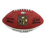 Brett Favre Signed Green Bay Packers Wilson Official NFL Football - Game Details