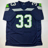 Autographed/Signed Jamal Adams Seattle Navy Blue Football Jersey JSA COA