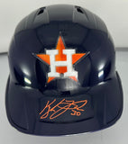 Astros WS Champ KYLE TUCKER Signed Full Size Rawlings Baseball Helmet AUTO - BAS