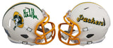 Packers Sterling Sharpe Authentic Signed Retro Speed Mini Helmet BAS Witnessed