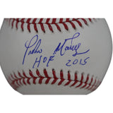 Pedro Martinez Autographed Boston Red Sox OML Baseball HOF Beckett Witness 51587