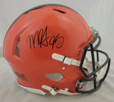 MYLES GARRETT SIGNED CLEVELAND BROWNS F/S SPEED AUTHENTIC HELMET BECKETT QR