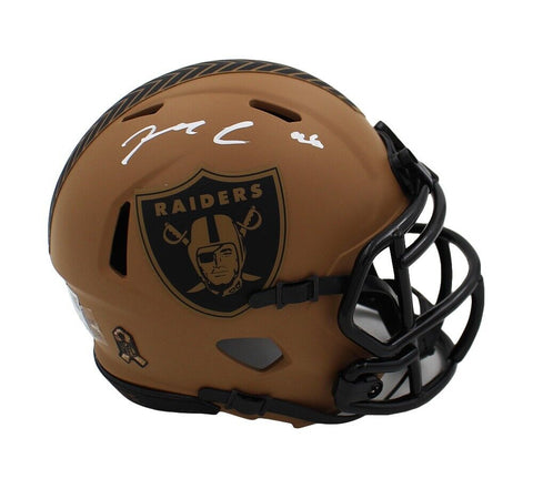 Maxx Crosby Signed Las Vegas Raiders Speed STS 2 NFL Mini Helmet