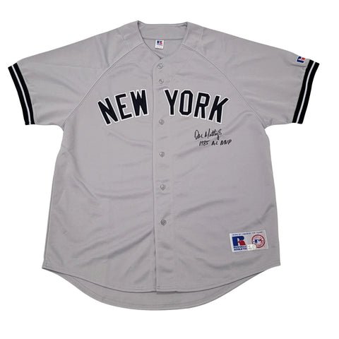 Don Mattingly Signed New York Yankees Jersey W/1985 AL MVP MLB Authentication