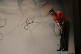 Serena Williams & Tiger Woods Autographed Panoramic Photo LE-100 - UDA COA
