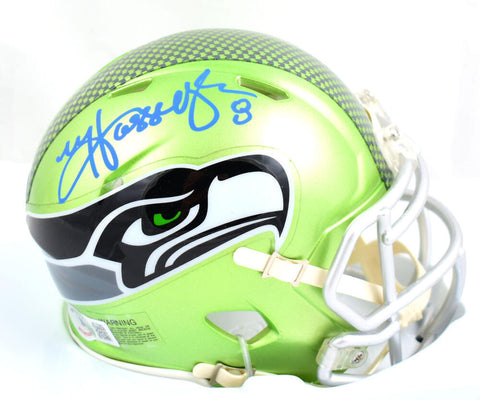 Matt Hasselbeck Autographed Seahawks Flash Speed Mini Helmet- Beckett W Hologram