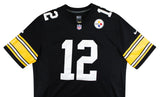 Steelers Terry Bradshaw Authentic Signed Black Nike Limited Jersey BAS Witnessed