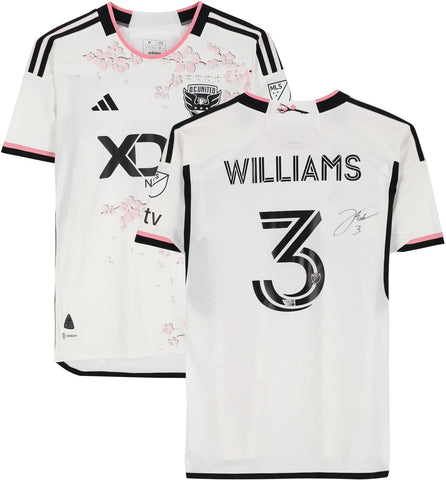 Derrick Williams D.C. United Signed Match-Used 3 Jersey 2023 MLS Season-Size M