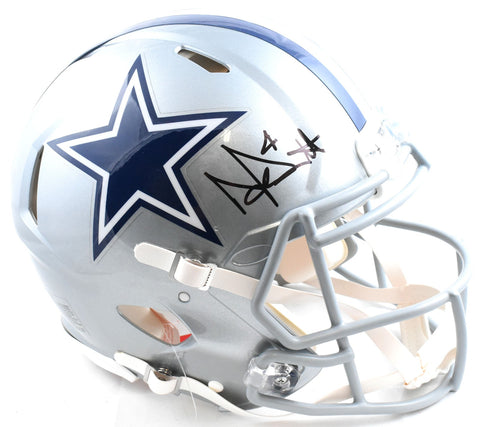 Dak Prescott Autographed Dallas Cowboys F/S Speed Authentic Helmet-BeckettW Holo