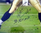DREW BREES AUTOGRAPHED FRAMED 16X20 SAINTS "SB XLIV MVP" PHOTO PSA/DNA 123705