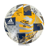 2021 Columbus Crew Auto Match Used Soccer Ball - BAS/Fanatics LOA (27 Sigs)