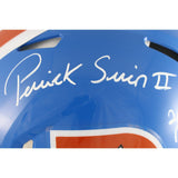 Patrick Surtain Autographed Denver Broncos Pro TB Helmet 24 DPOY Beckett 50771