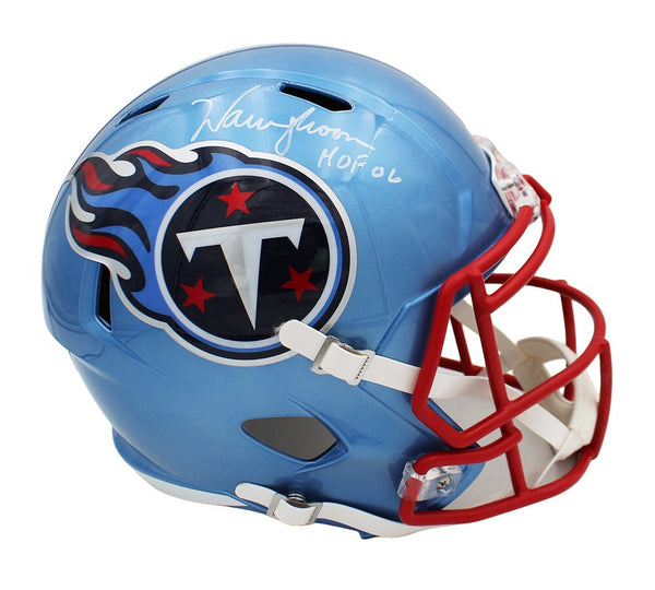 Warren Moon Signed Tennessee Titans Speed Full Size Flash NFL Helmet "HOF 06"
