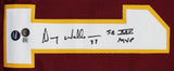 Doug Williams Signed Washington Redskins Jersey Inscribed "SB XXII MVP"(Beckett)
