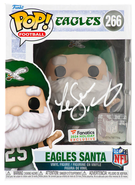 LeSean McCoy Signed Philadelphia Eagles SANTA Funko Pop #266 - (SCHWARTZ COA)