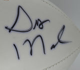 Gus Malzahn Signed/Autographed Auburn Tigers Logo Football JSA 212304