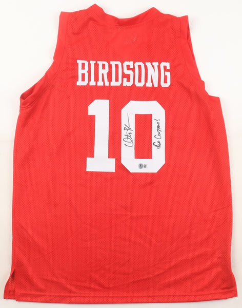 Otis Birdsong Signed Houston Cougars Jersey (JSA QR) 1977 #2 Overall Draft Pick