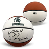 Mateen Cleaves Autographed Michigan State Spartans Full Size Basketball Beckett