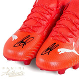 CHRISTIAN PULISIC Autographed Pink Puma Ultra 1.3 Cleats PANINI LE 25