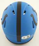 Dwight Freeney Signed Indianapolis Colts Rave Mini Helmet (Beckett) 7xPro Bowl