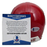 Tony Gonzalez HOF Signed/Autographed Chiefs Mini Football Helmet Beckett 213359