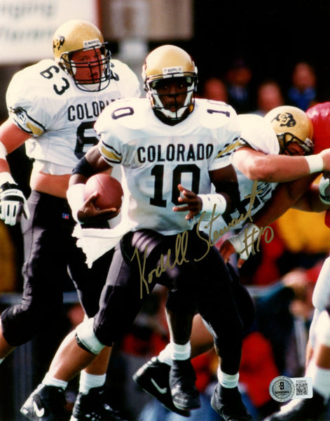 Kordell Stewart Autographed/Signed Colorado Buffaloes 8x10 Photo Beckett 57793
