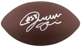 Bengals Joseph Ossai Signed Wilson Super Grip Football W/ Case BAS Witnessed