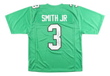 Nolan Smith Jr Philadelphia Signed Kelly Green Football Jersey JSA QR Hologram