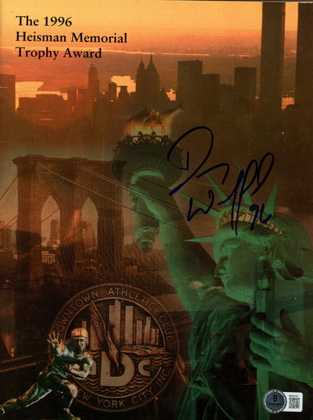 Danny Wuerffel Signed 1996 Heisman Journal Magazine Beckett 47466