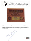 Shaquille O'Neal 1990 NCAA Division I Rebounding Title Plaque Un-signed