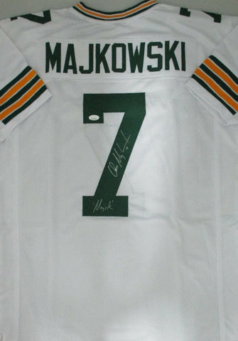 Packers DON MAJKOWSKI Signed Custom Replica White Jersey AUTO w/ "Majik" - JSA