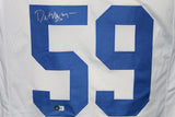 Dat Nguyen Autographed/Signed Pro Style White XL Jersey Beckett 39323