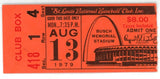 Lou Brock Saint Louis Cardinals Historic 3000th Hit 08/13/1979 Ticket 56251