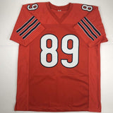 Autographed/Signed MIKE DITKA Chicago Orange Football Jersey JSA COA Auto
