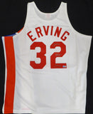 ABA Nets Julius Dr. J Erving Autographed 1973-74 M&N Jersey XXL Beckett W858284