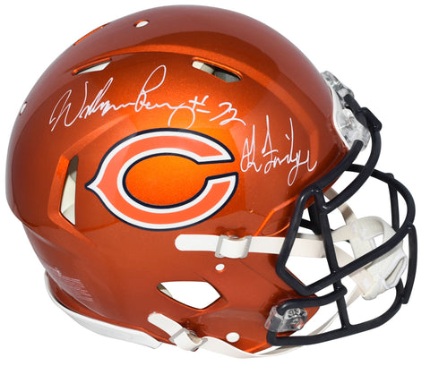 WILLIAM PERRY SIGNED CHICAGO BEARS FLASH AUTHENTIC SPEED HELMET JSA W/ FRIDGE