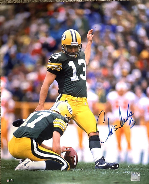 Packers Super Bowl XXXI Champ CHRIS JACKE Signed 16x20 Photo #2 AUTO - BAS
