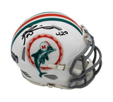 Ricky Williams Signed Dolphins Speed Throwback 1972 Mini Helmet with "420" Insc