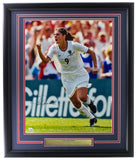 Mia Hamm Signed Framed 16x20 Team USA Soccer Photo Fanatics