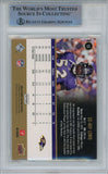 Ray Lewis Signed 2008 SP Rookie Edition #13 Trading Card Beckett Slab 43358