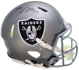 DAVANTE ADAMS AUTOGRAPHED RAIDERS FLASH FULL SIZE AUTH HELMET BECKETT 206038