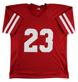 Wisconsin Jonathan Taylor Authentic Signed Red Pro Style Jersey Autographed BAS