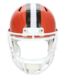 Jerry Jeudy Autographed Throwback Browns Full Size Speed Helmet Beckett